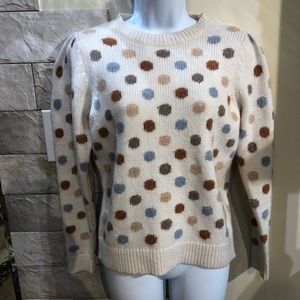 REBECCA TAYLOR WOOL WINTER FASHION SWEATER
